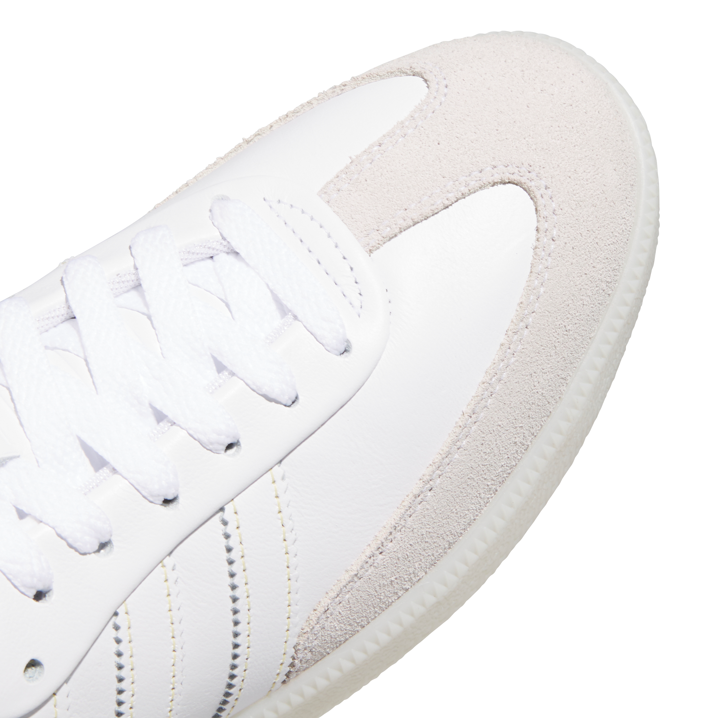 Samba Golf Spikeless Golf Shoe - White/Yellow | ADIDAS | Golf